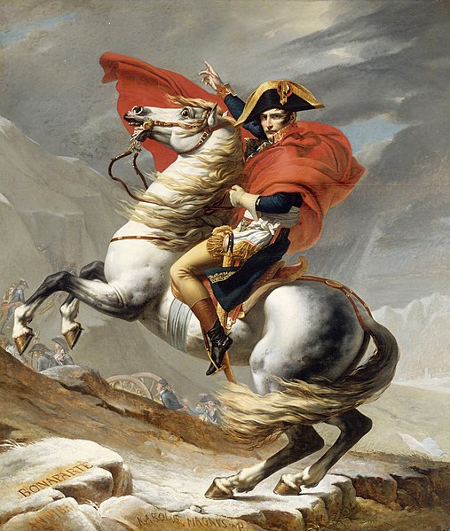 napoleon bonaparte on horse