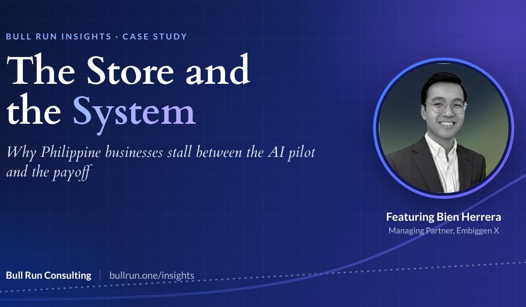 The Store and the System: Why Philippine Businesses Stall Between the AI Pilot and the Payoff